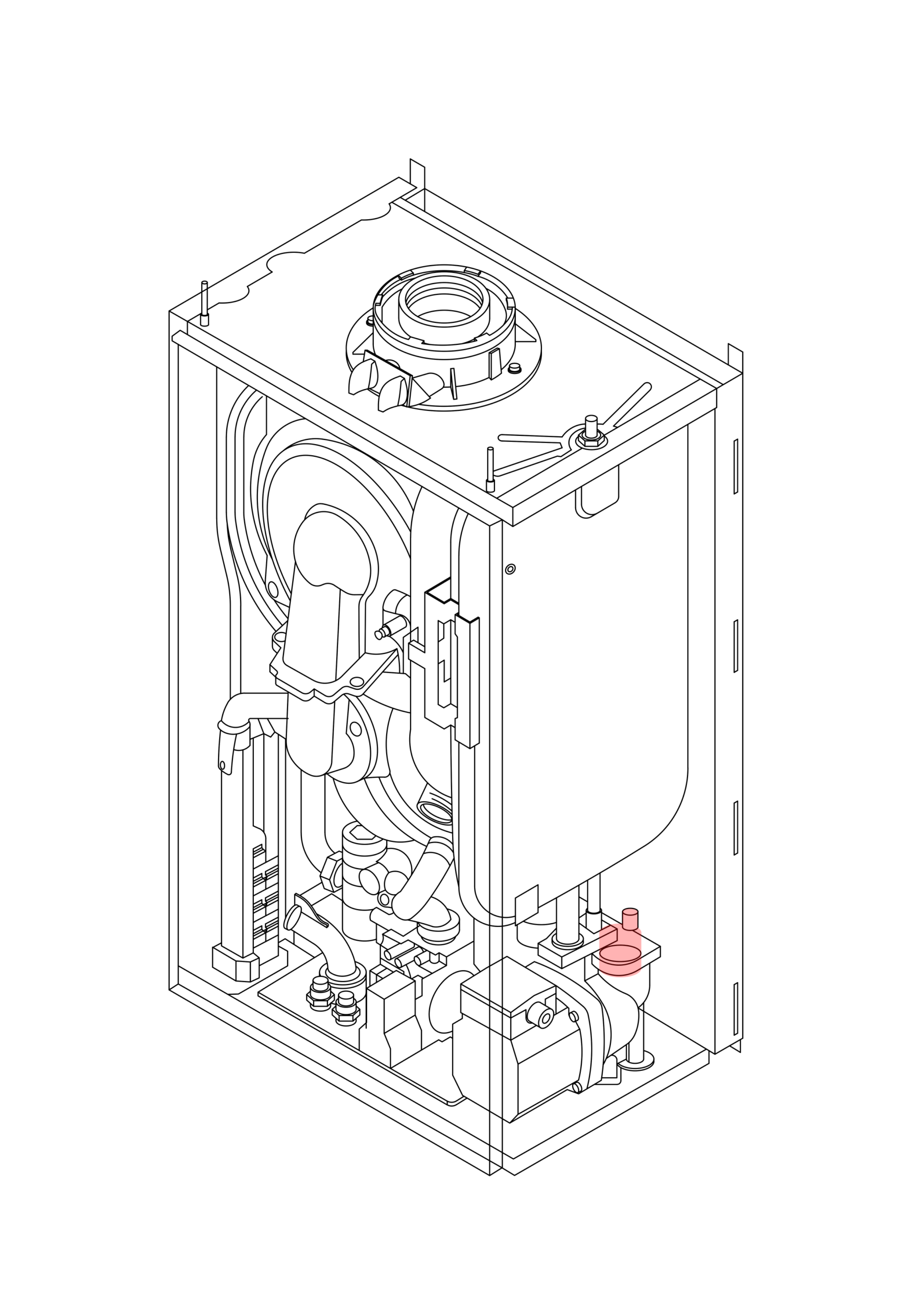 720777601 - BAXI - 800 Range - 830 - Automatic Air Vent