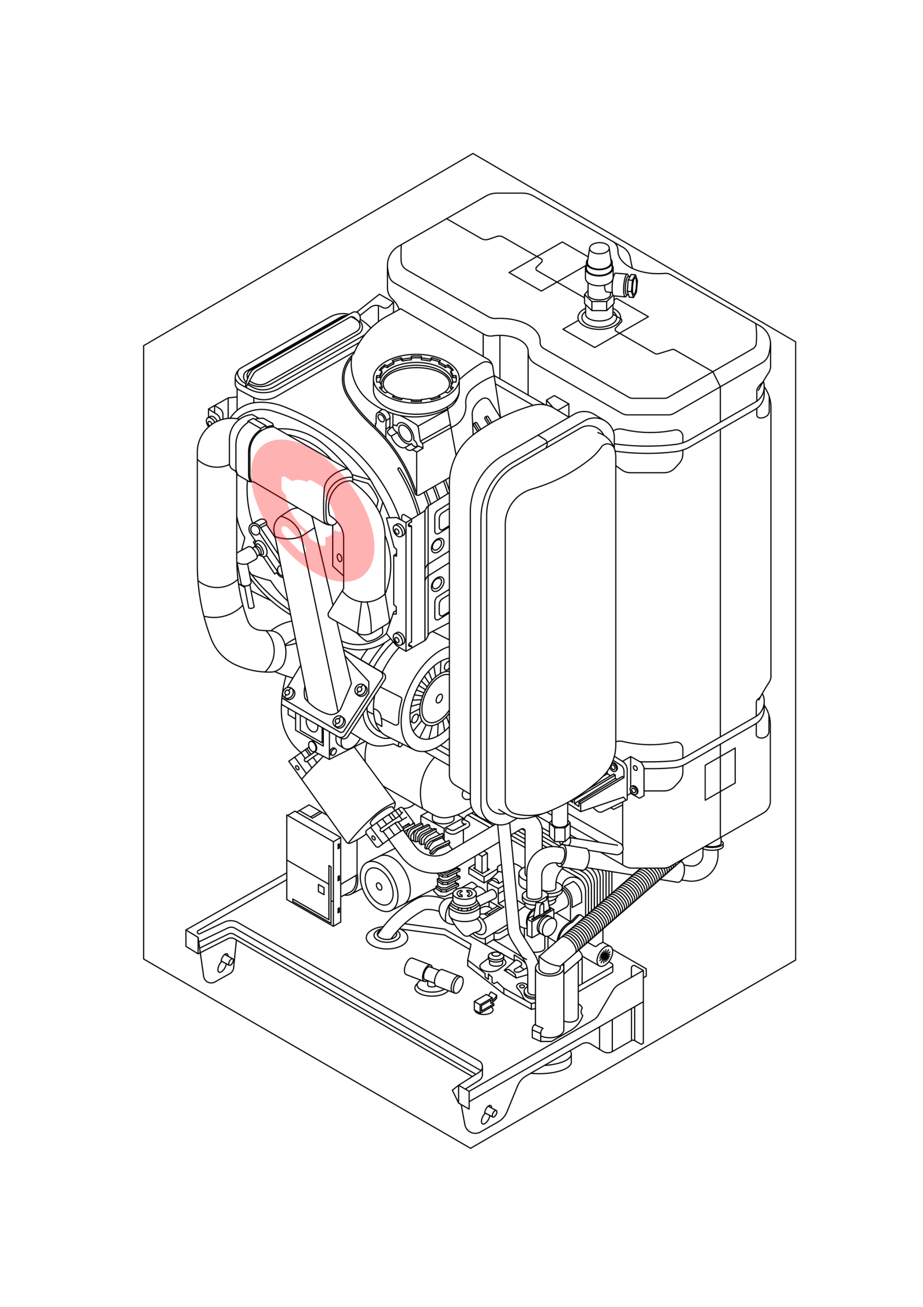 0020018425 - GLOW-WORM - Energy - 35 Store - Burner Insulation