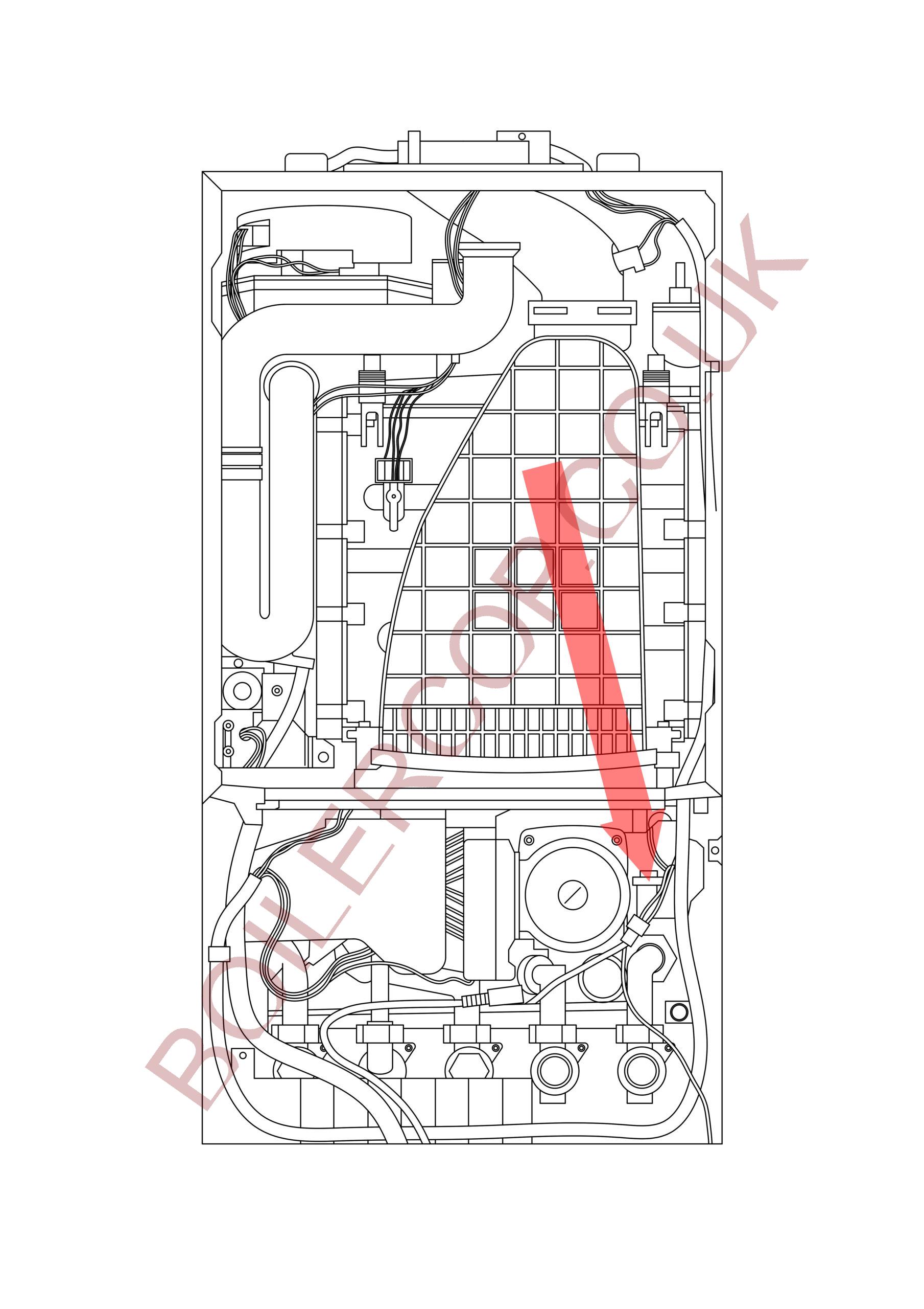 87186828390 - WORCESTER - Greenstar CDI Compact - Greenstar 32 CDI Compact - Diverter Motor Valve, Only