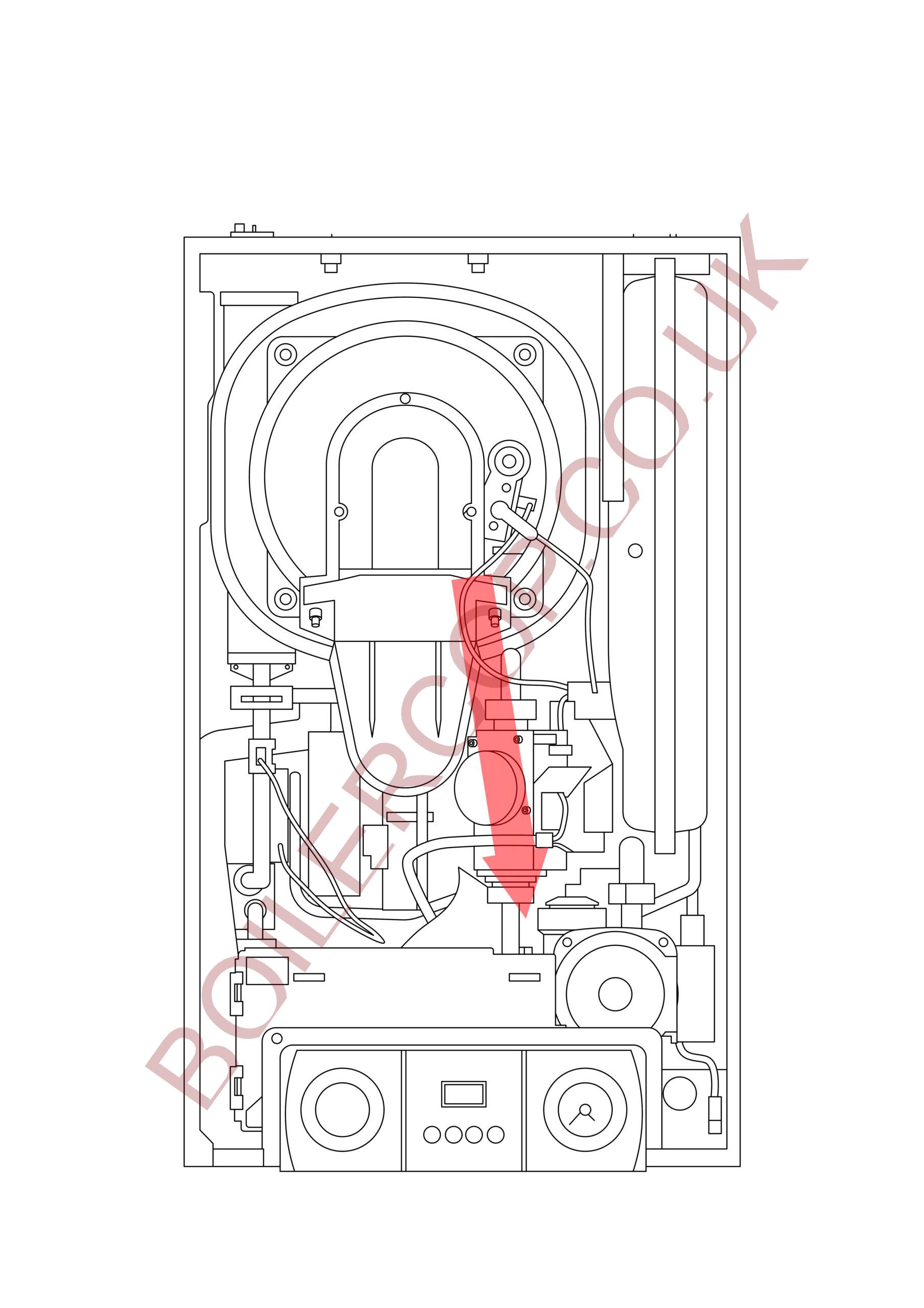 720480801 - REMEHA BROAG - Avanta Boilers - Avanta Plus Combi 28C - Flow Switch DHW Hall Effect Sensor