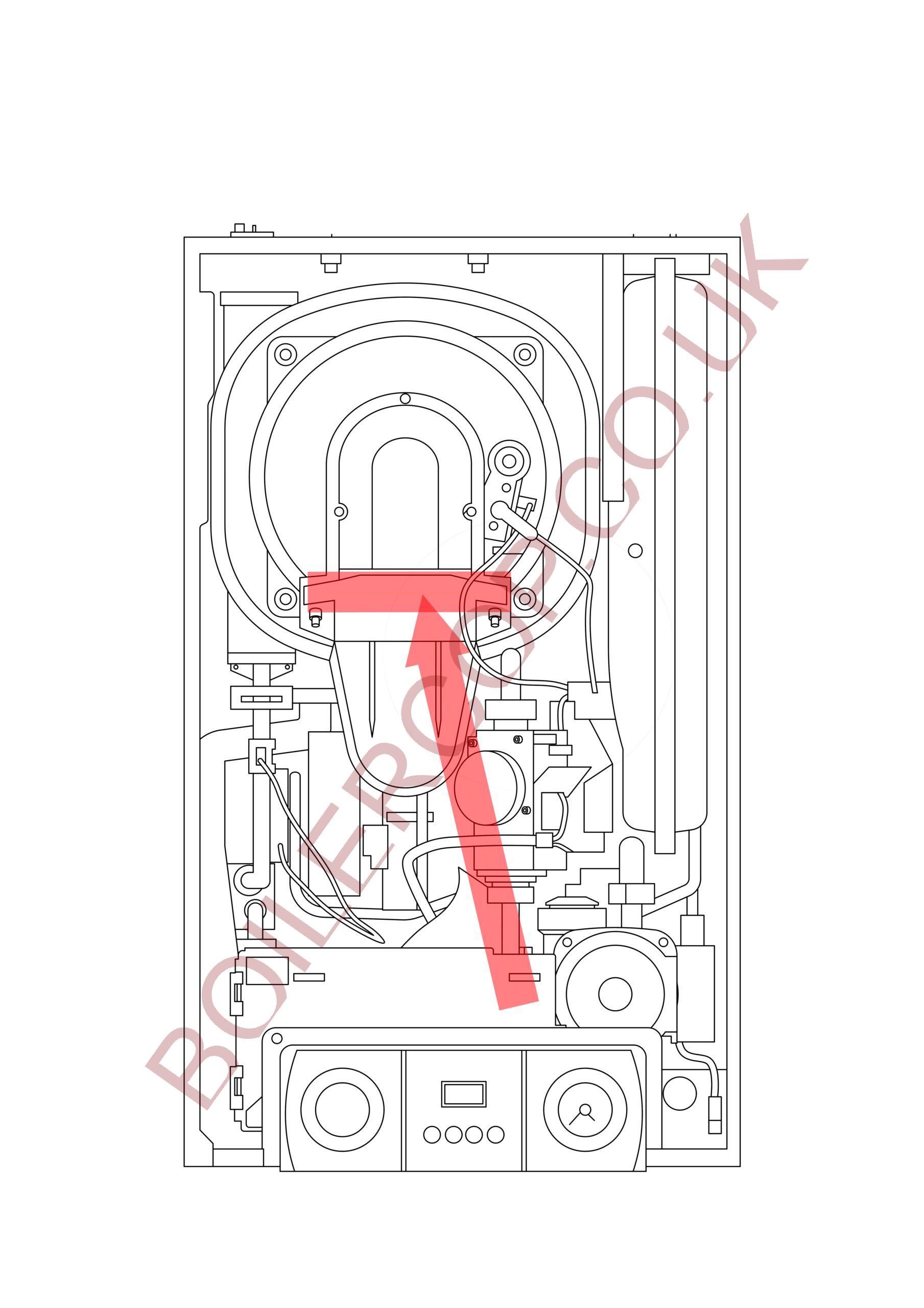S45182 - REMEHA BROAG - Avanta Boilers - Avanta Plus Combi 28C - Gasket - Front Plate and Mixing Chamber