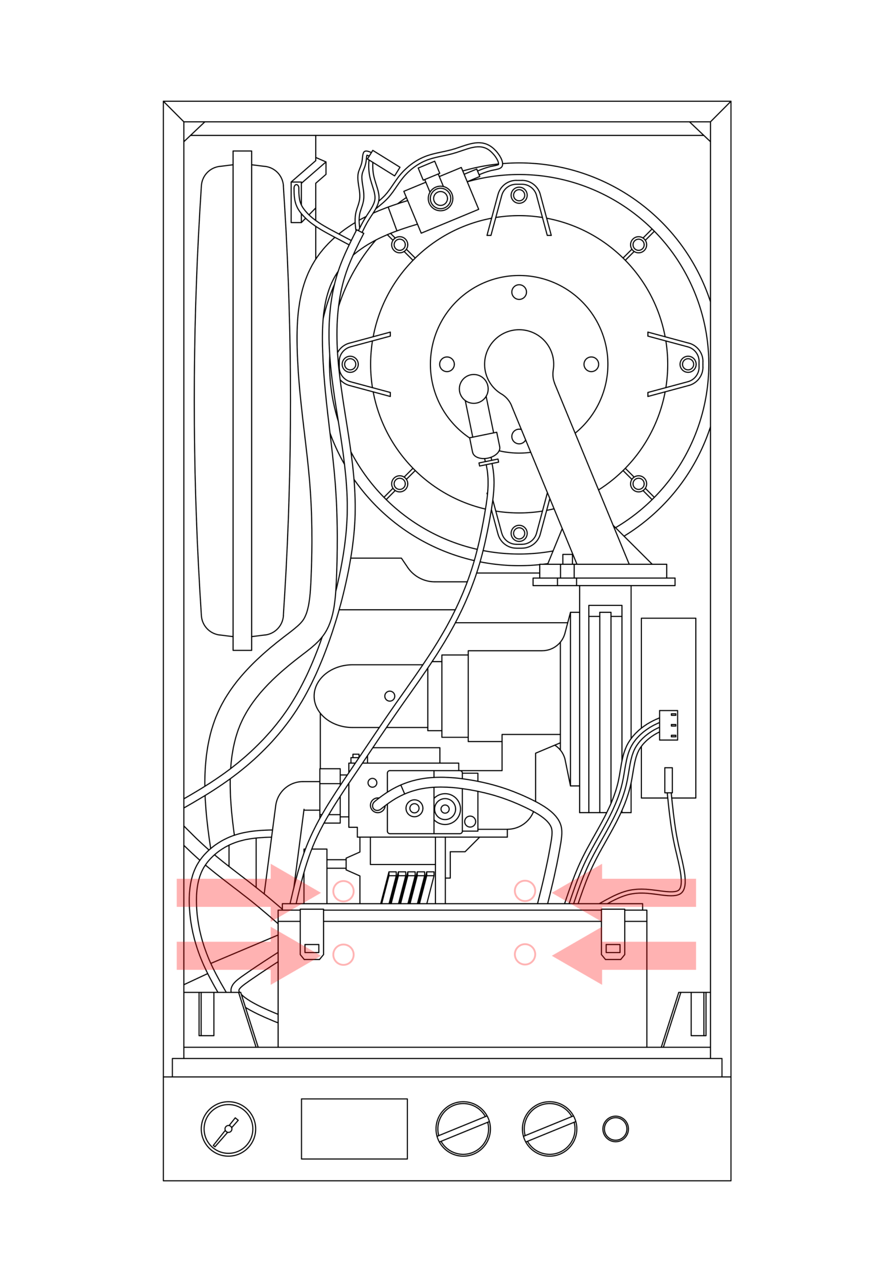 7828747 - VIESSMANN - Vitodens 100 - WB1C 26kW Combi - Gasket Set