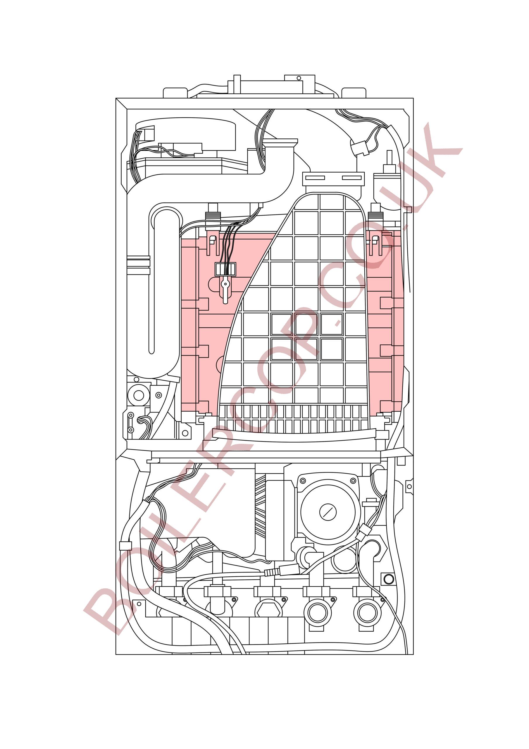 871860492A0 - WORCESTER - Greenstar CDI Compact - Greenstar 32 CDI Compact - Plate Heat Exchanger - 22 Plates