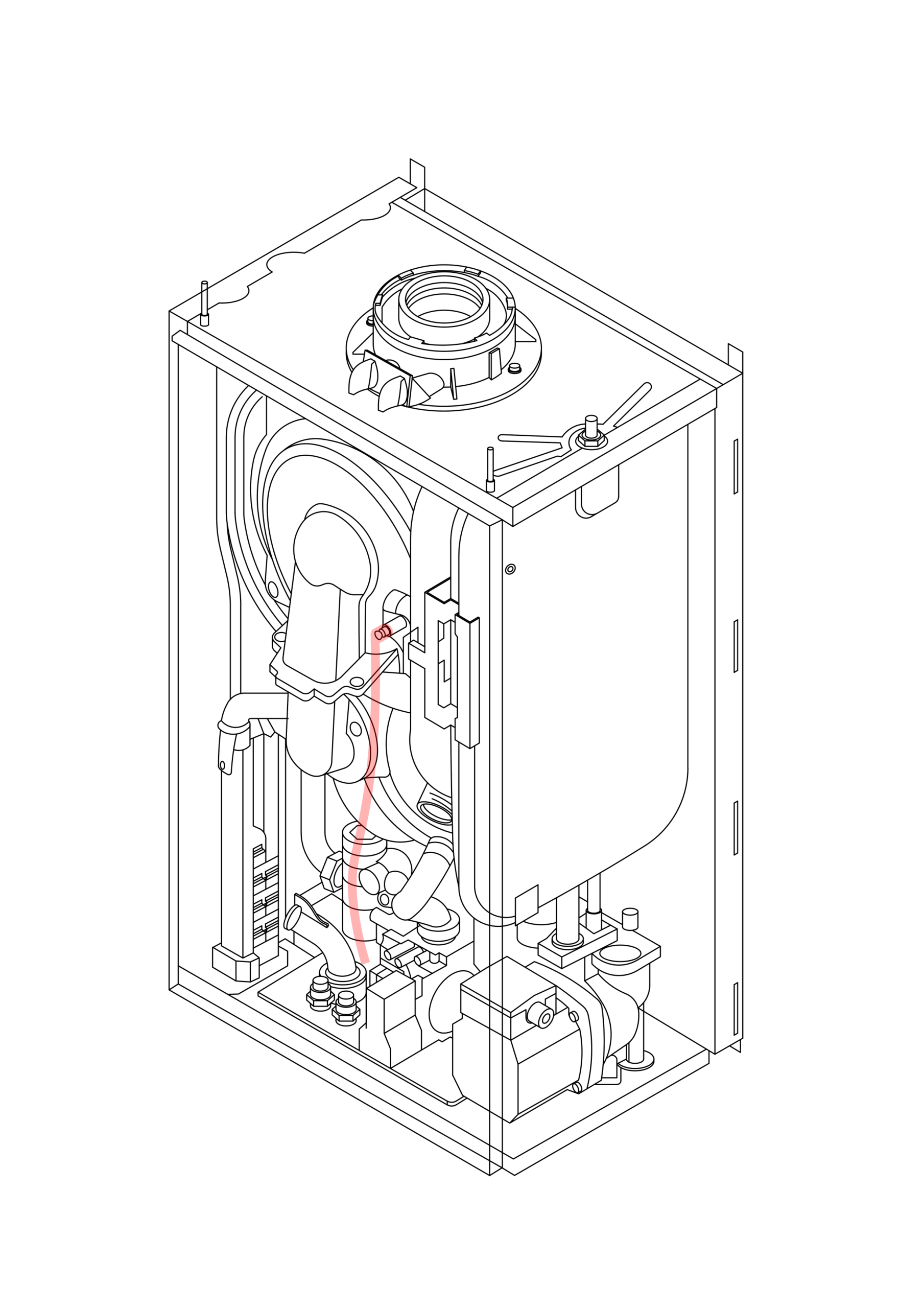 720766201 - BAXI - 800 Range - 836 - Ignition Cable