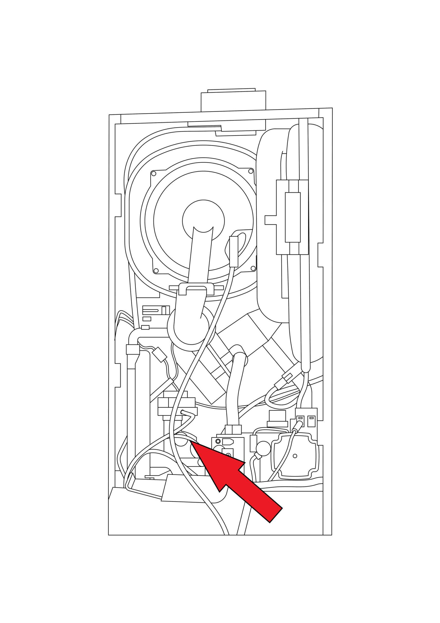 7683968 - BAXI - 800 Range - 830 Combi - Kit Gas Valve 22V Assembly
