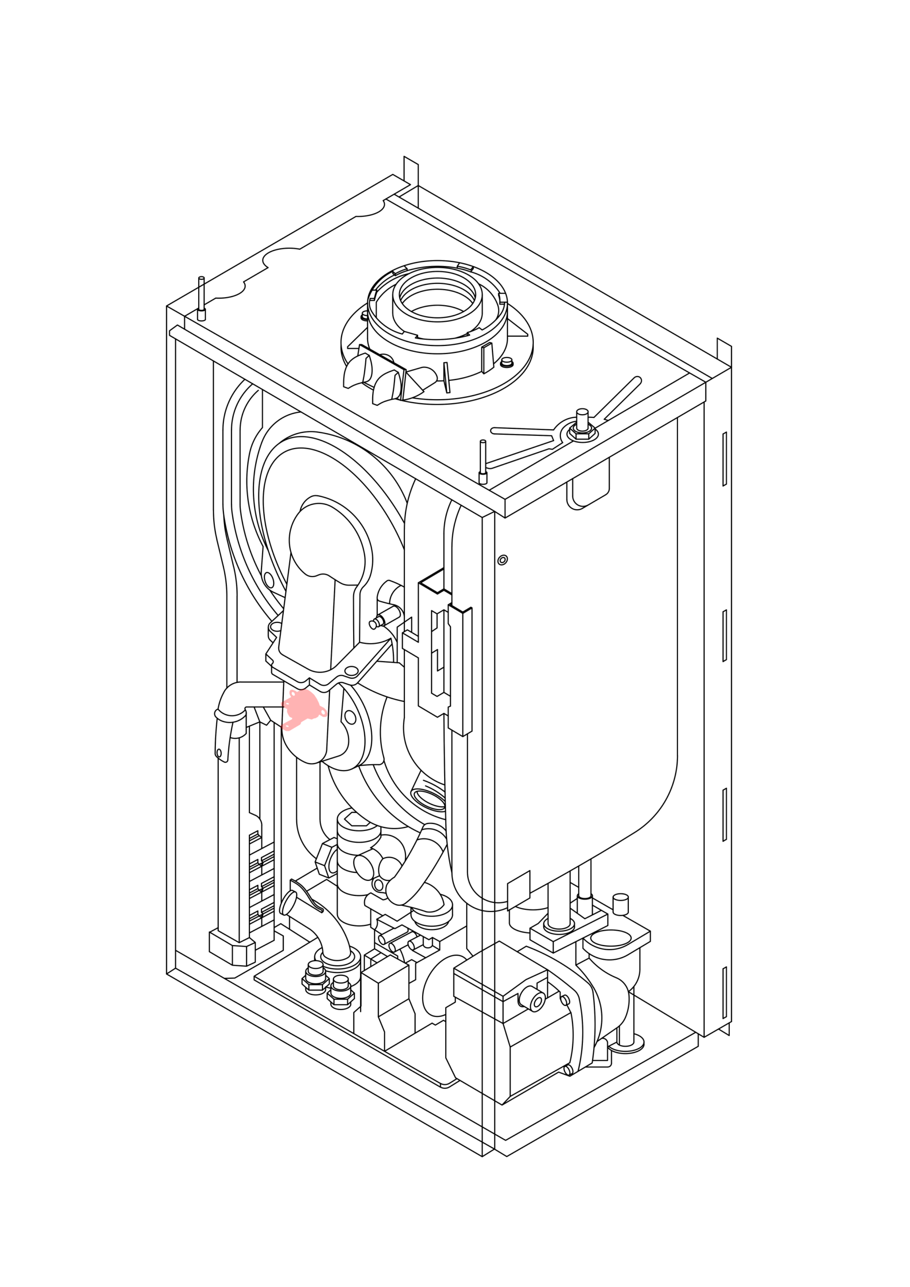 720765301 - MAIN - Eco Compact Combi - 25 - Limit Thermostat 105C
