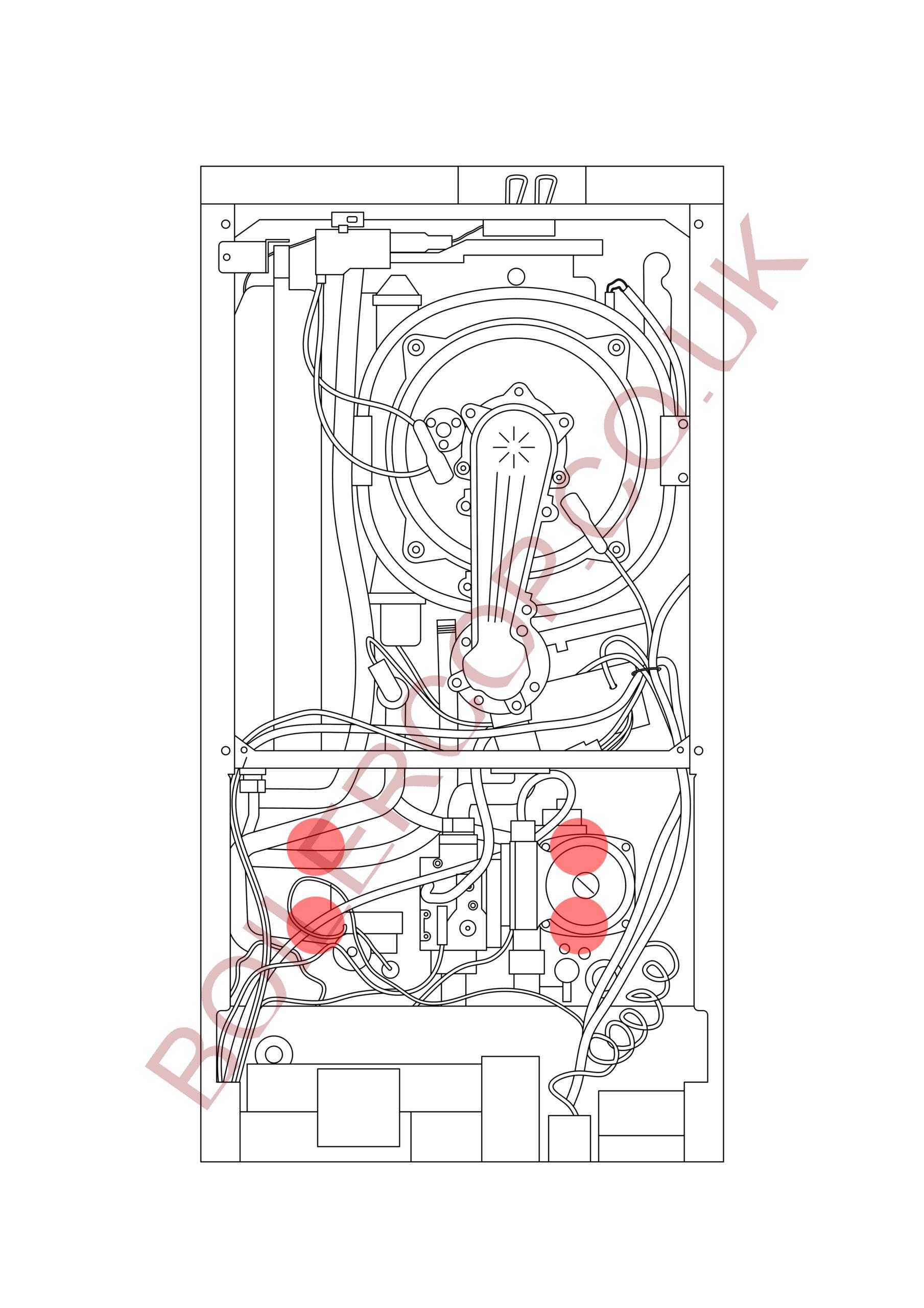 248049 - BAXI - Duo-tec - Duo-tec 28 HE - Gasket Plate Heat Exchanger