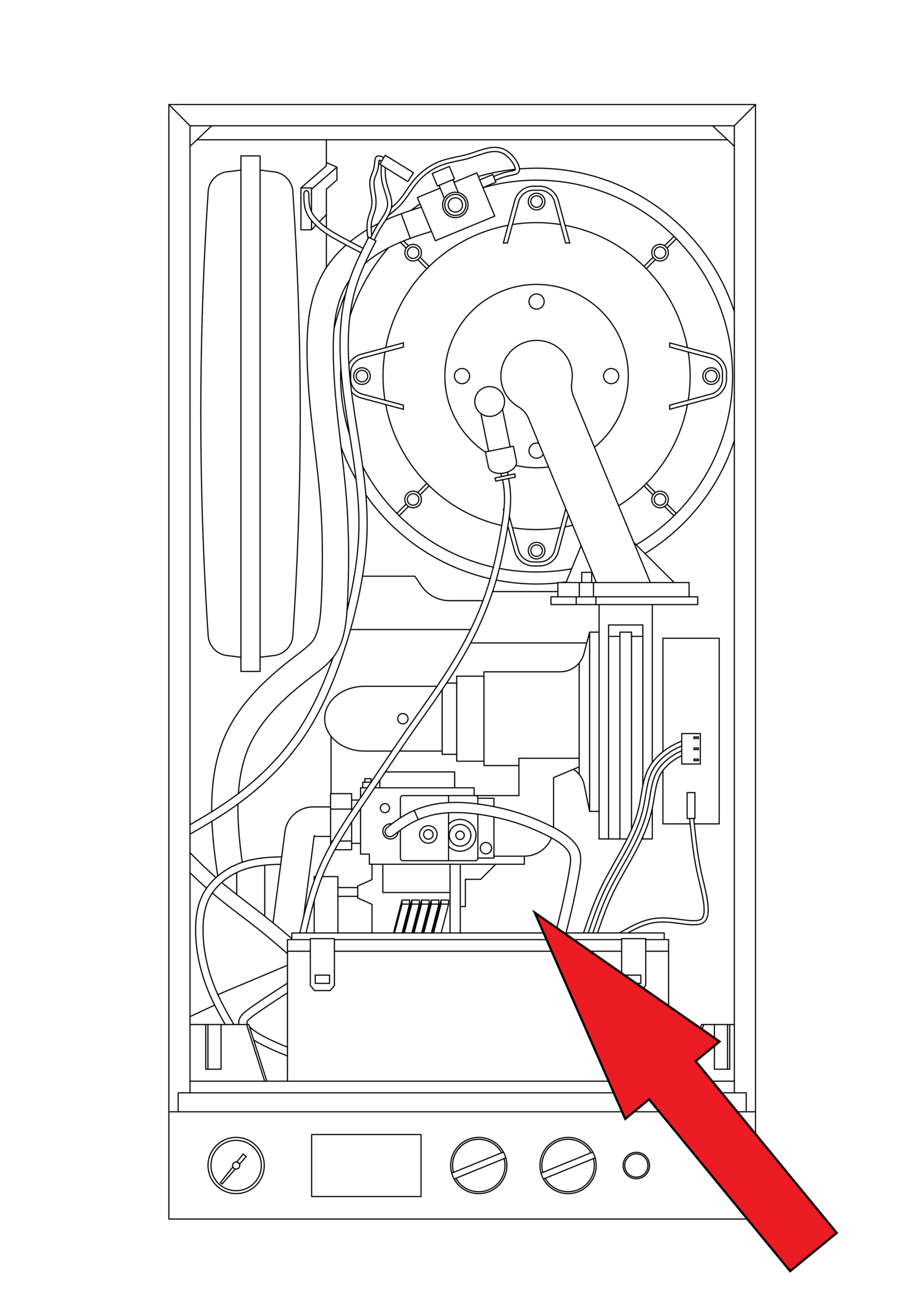 7875503 - VIESSMANN - Vitodens 100 - WB1C 30kW Combi - Plate Heat Exchanger 20 Plates DHW