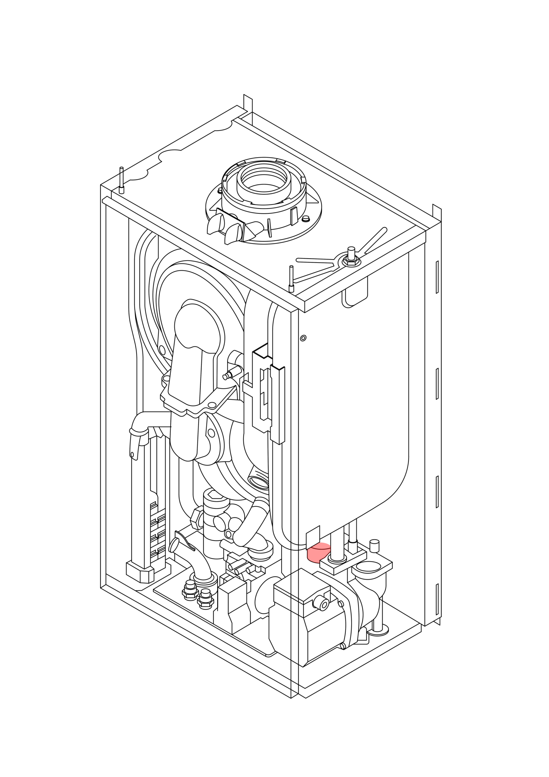 5114748 - BAXI - 600 Range - 624 - Pressure Switch