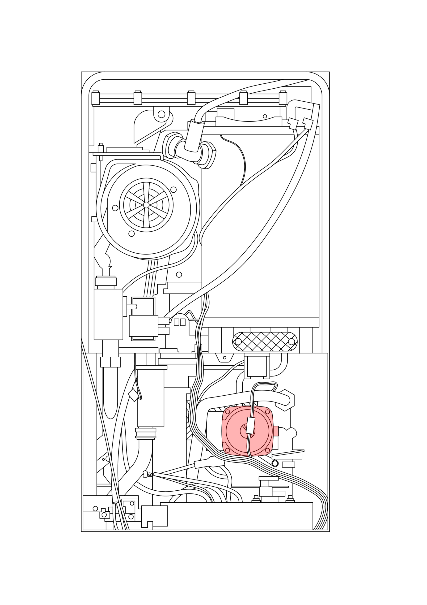 8716120409 - WORCESTER - Greenstar Junior - Greenstar 28 i Junior HE - Pump Assembly - Upmo 7M Chg
