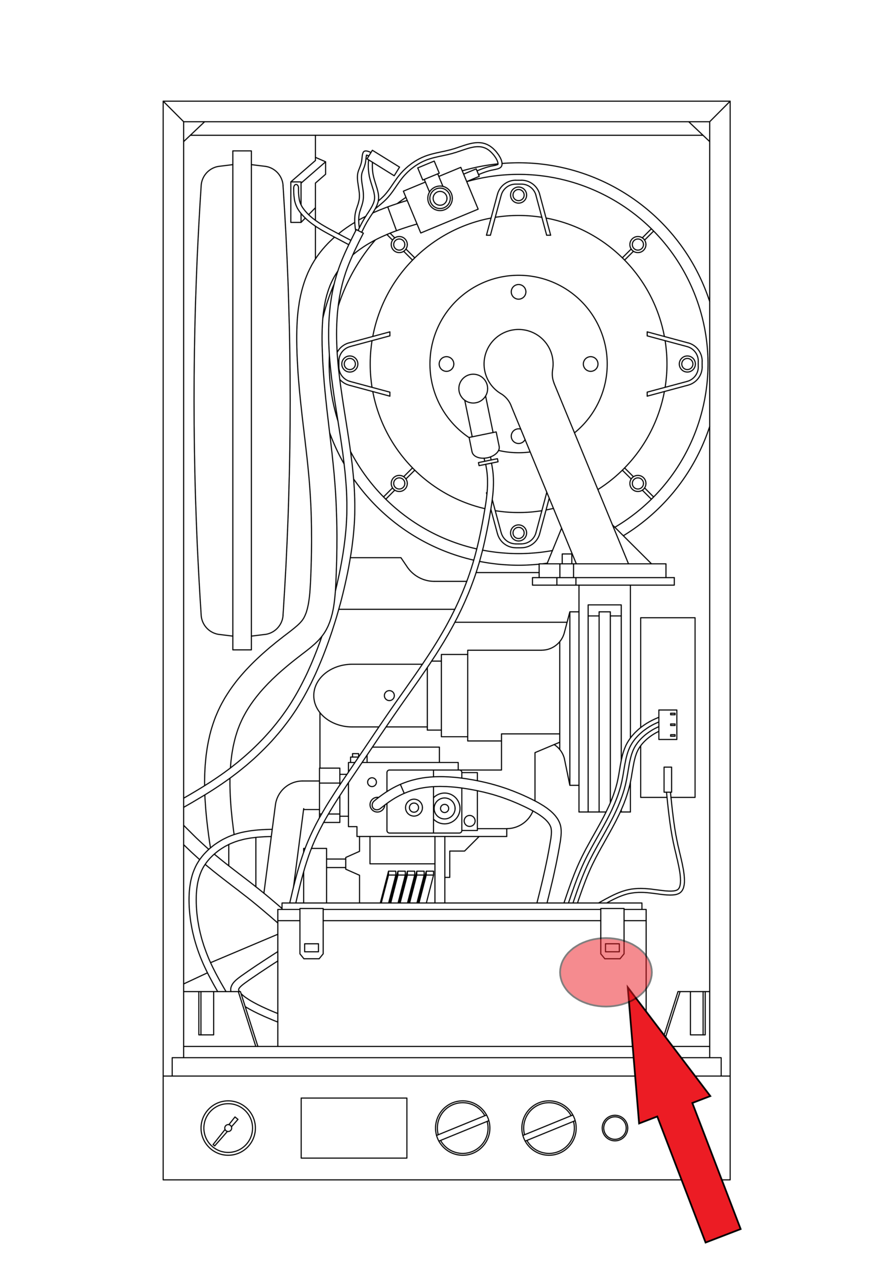 7874668 - VIESSMANN - Vitodens 100 - WB1C 26kW Combi - Pump High Efficiency