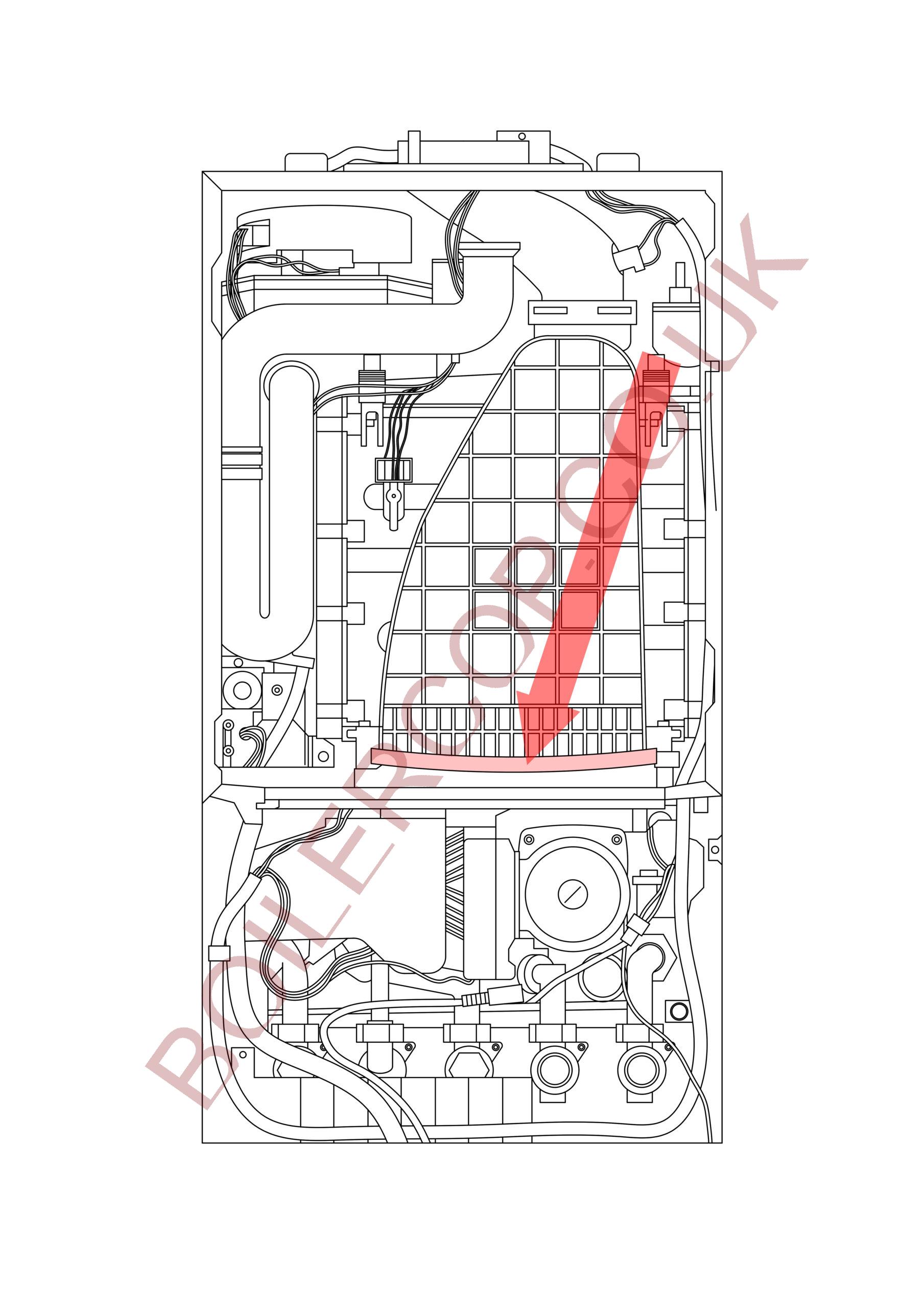 87186818970 - WORCESTER - Greenstar CDI Compact - Greenstar 32 CDI Compact - Flue Pipe Seal (Bottom) Flue